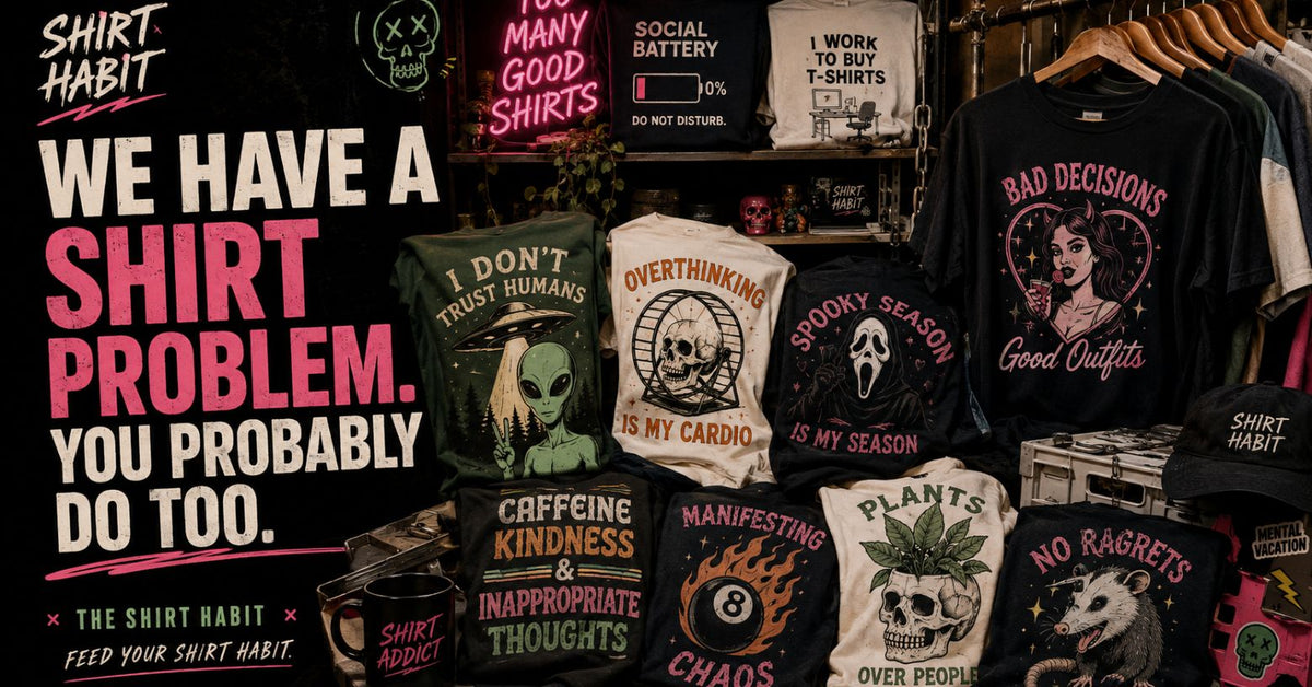 We have a shirt problem blog post | Shirt Habit