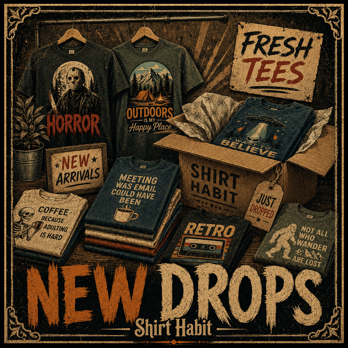NEW DROPS - Shirt Habit
