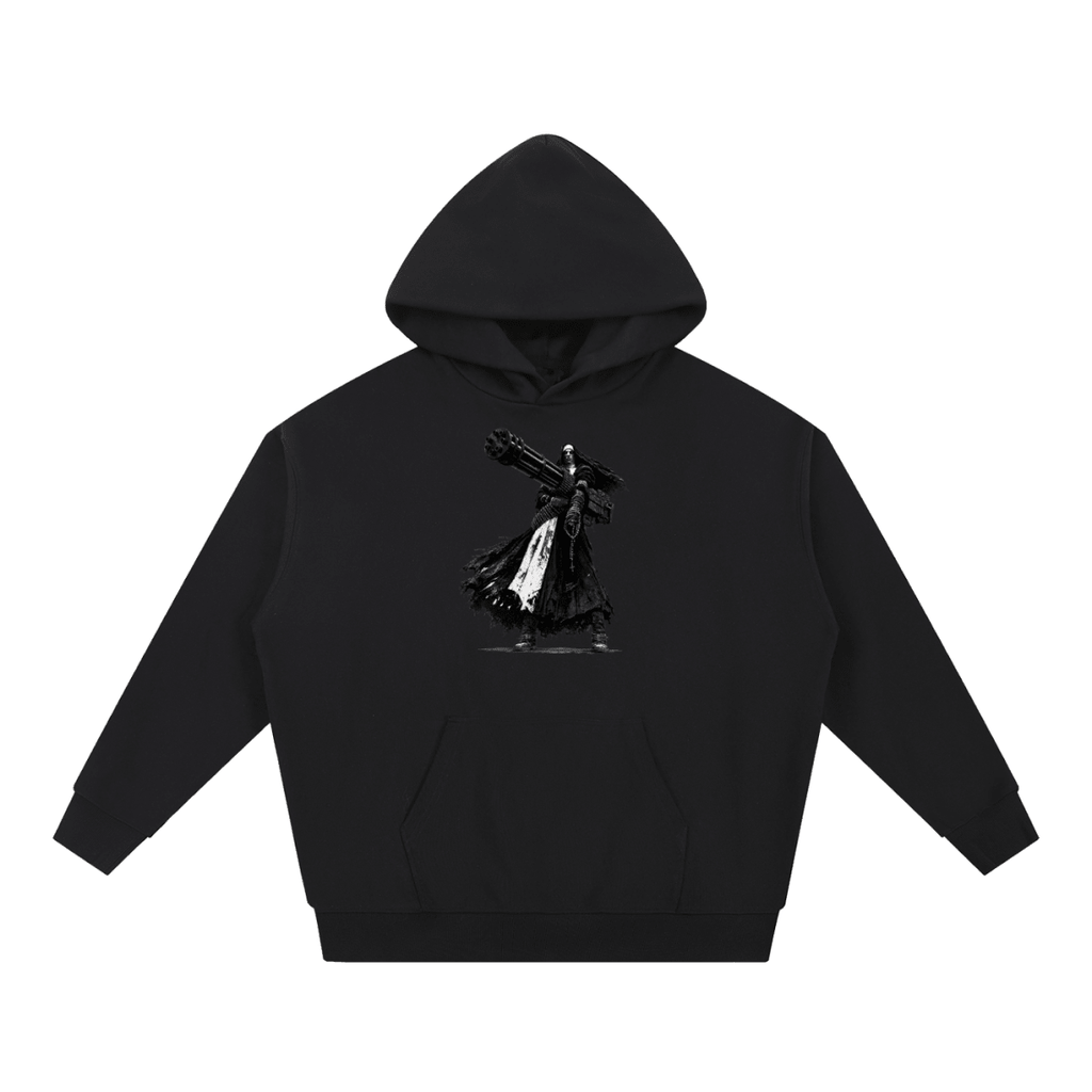 0 Holy Heavy Gunner Nun Graphic Essential Heavyweight Hoodie - Shirt Habit