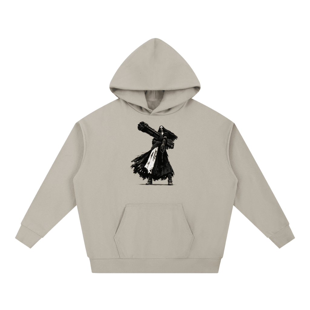 0 Holy Heavy Gunner Nun Graphic Essential Heavyweight Hoodie - Shirt Habit