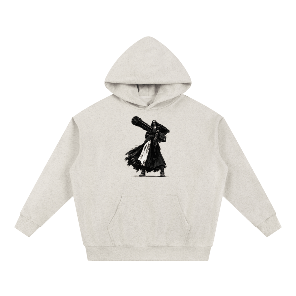 0 Holy Heavy Gunner Nun Graphic Essential Heavyweight Hoodie - Shirt Habit