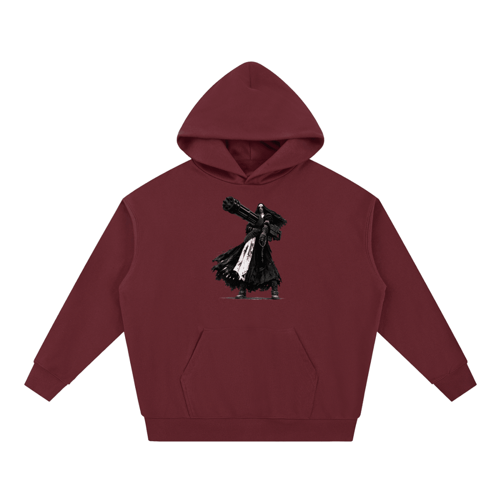 0 Holy Heavy Gunner Nun Graphic Essential Heavyweight Hoodie - Shirt Habit