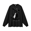 0 Holy Heavy Gunner Nun Oversized Long Sleeve T-Shirt - Shirt Habit