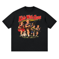 Kids With Guns Vintage 1950s Streetwear Loose Drop Shoulder T-Shirt