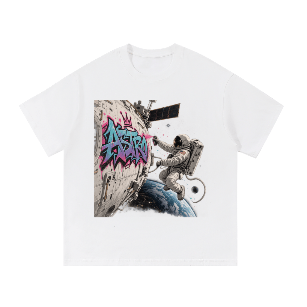 ASTRO Space Graffiti Essential Cotton T-Shirt - Shirt Habit