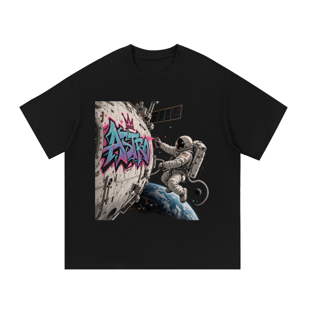 ASTRO Space Graffiti Essential Cotton T-Shirt - Shirt Habit