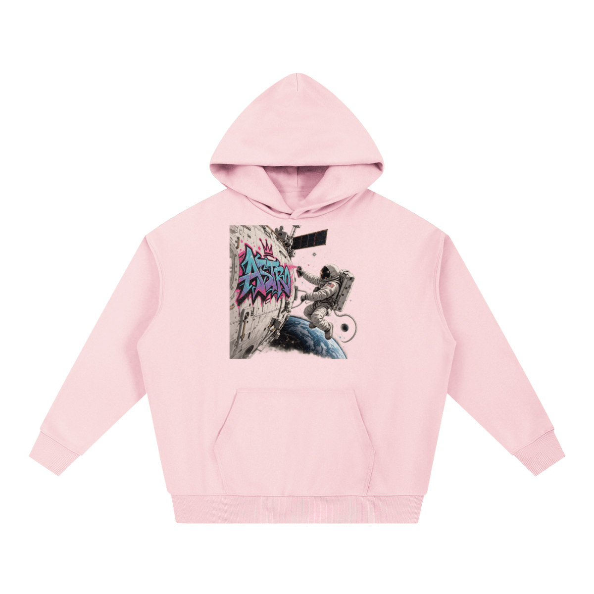 ASTRO Space Graffiti Essential Heavyweight Hoodie - Shirt Habit