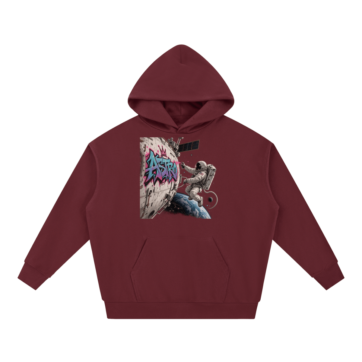ASTRO Space Graffiti Essential Heavyweight Hoodie - Shirt Habit