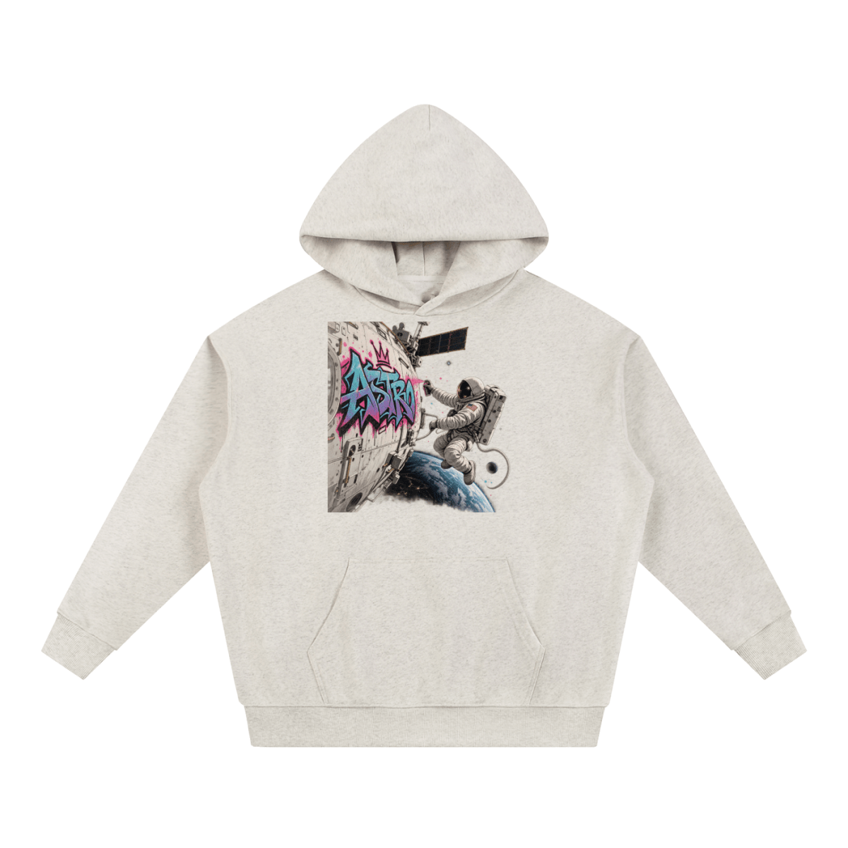 ASTRO Space Graffiti Essential Heavyweight Hoodie - Shirt Habit