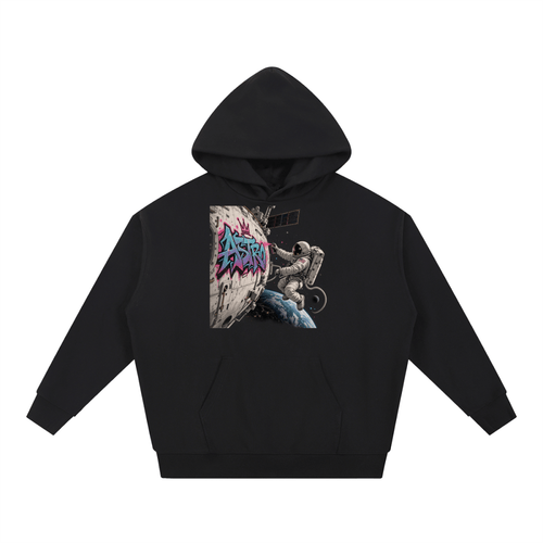 ASTRO Space Graffiti Essential Heavyweight Hoodie - Shirt Habit