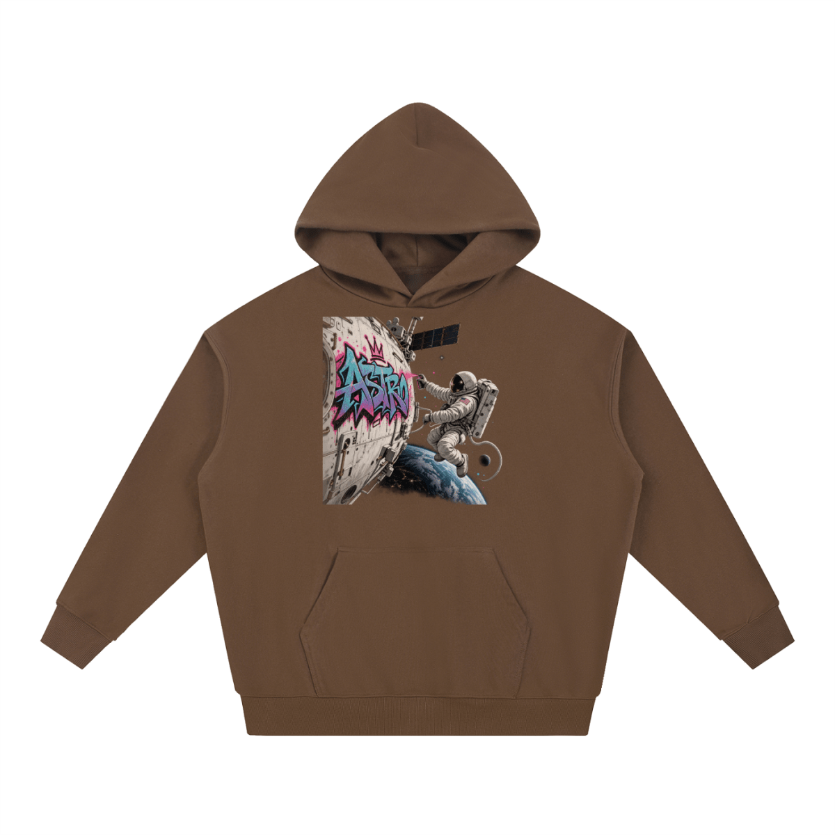 ASTRO Space Graffiti Essential Heavyweight Hoodie - Shirt Habit