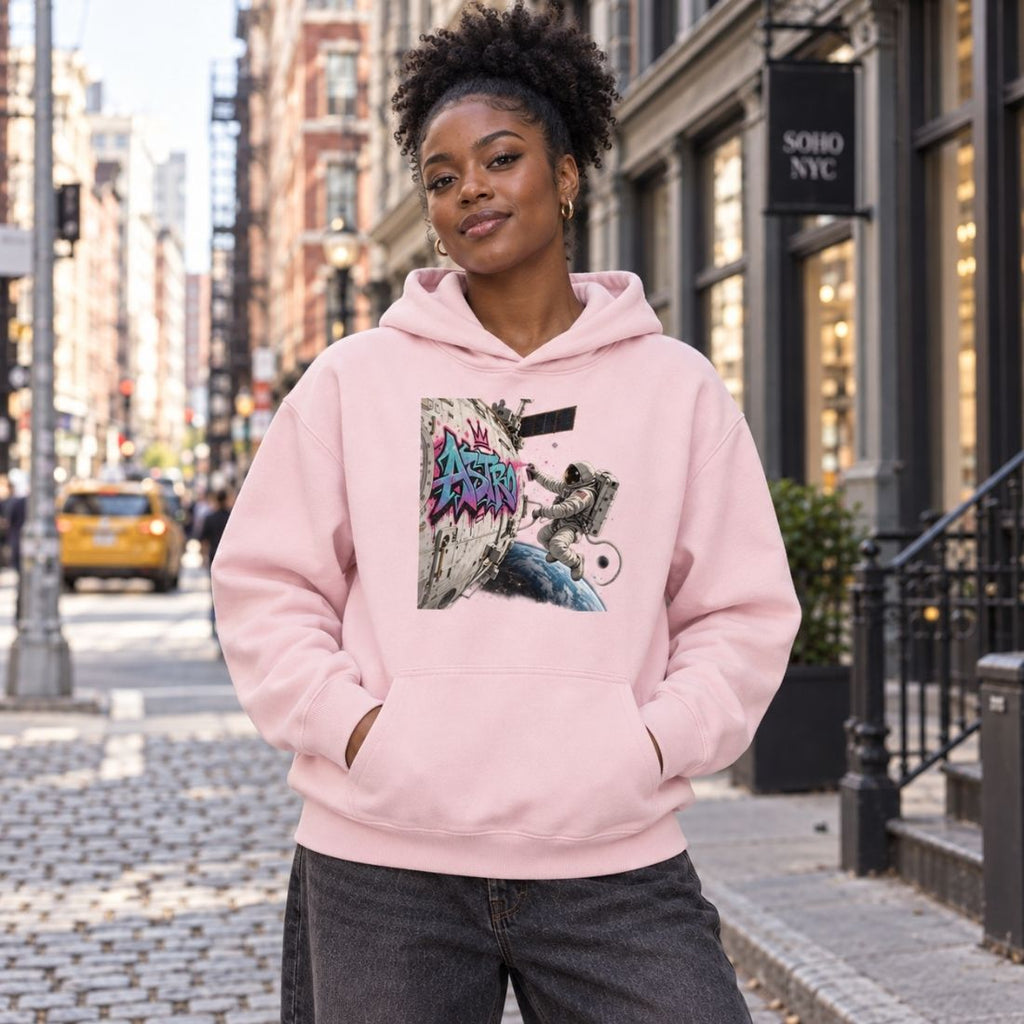 ASTRO Space Graffiti Essential Heavyweight Hoodie - Shirt Habit