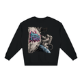 ASTRO Space Graffiti Loose Crewneck Sweatshirt - Shirt Habit