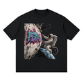ASTRO Space Graffiti Loose Drop Shoulder T-Shirt - Shirt Habit