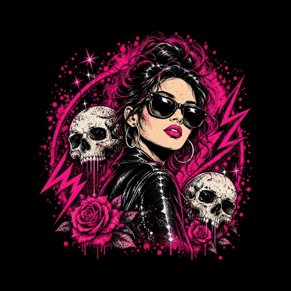 Bad Decisions Baddie Skull Essential Cotton T-Shirt - Shirt Habit