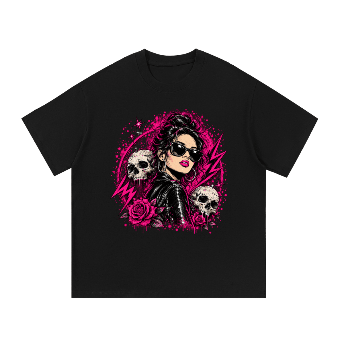Bad Decisions Baddie Skull Essential Cotton T-Shirt - Shirt Habit