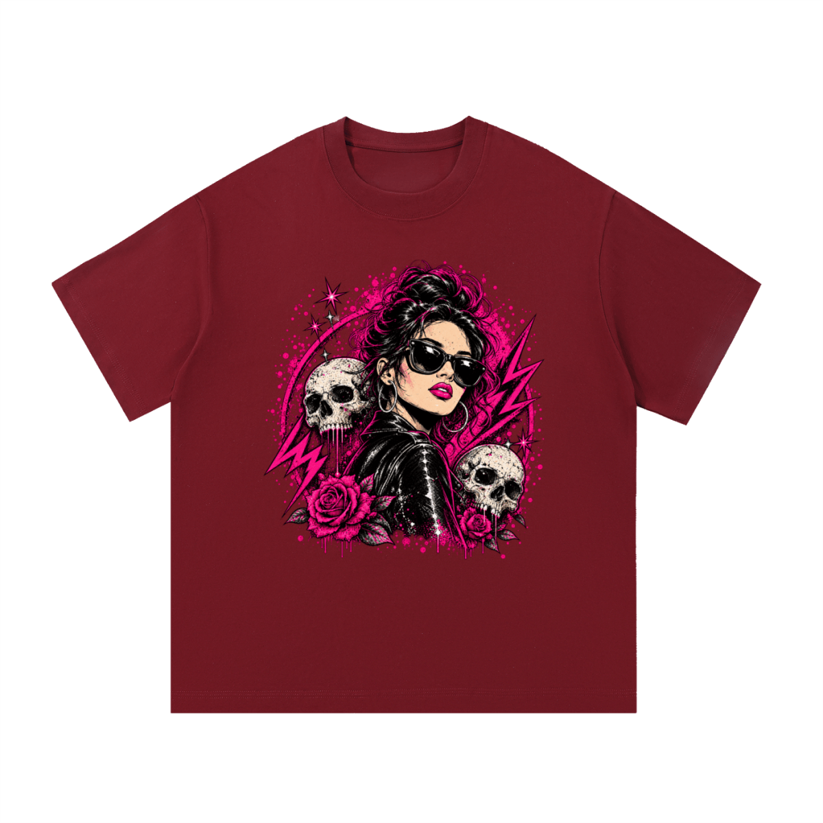 Bad Decisions Baddie Skull Essential Cotton T-Shirt - Shirt Habit