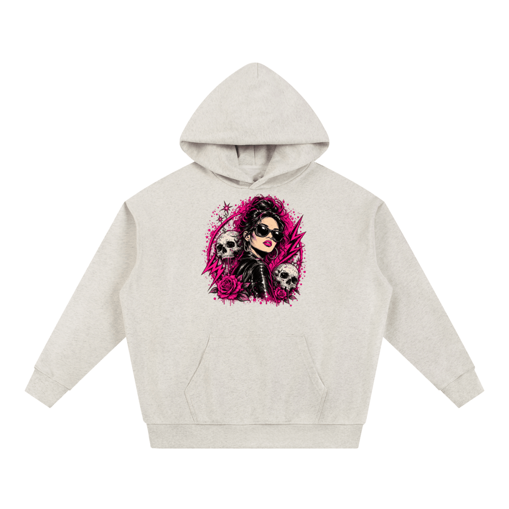 Bad Decisions Baddie Skull Essential Heavyweight Hoodie - Shirt Habit
