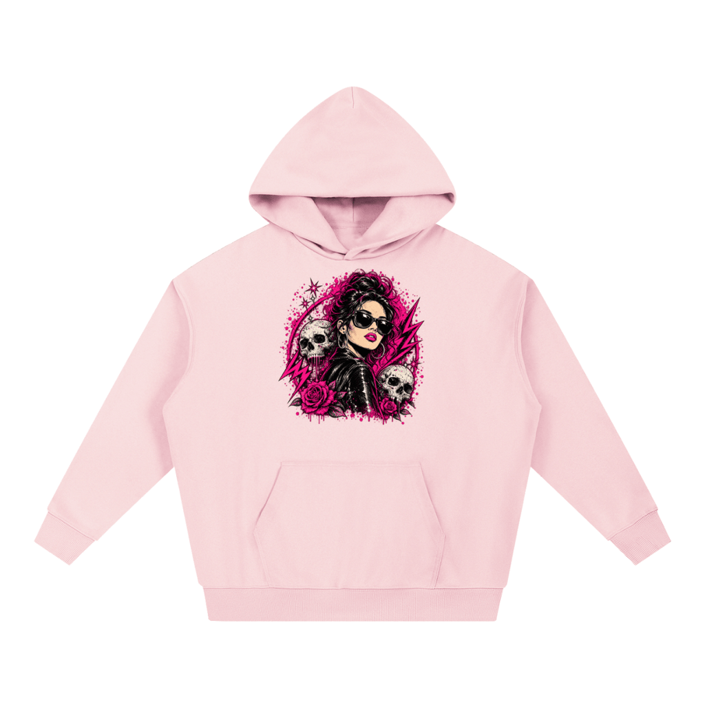 Bad Decisions Baddie Skull Essential Heavyweight Hoodie - Shirt Habit