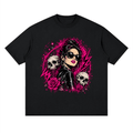 Bad Decisions Baddie Skull Streetwear Loose Drop Shoulder T-Shirt - Shirt Habit
