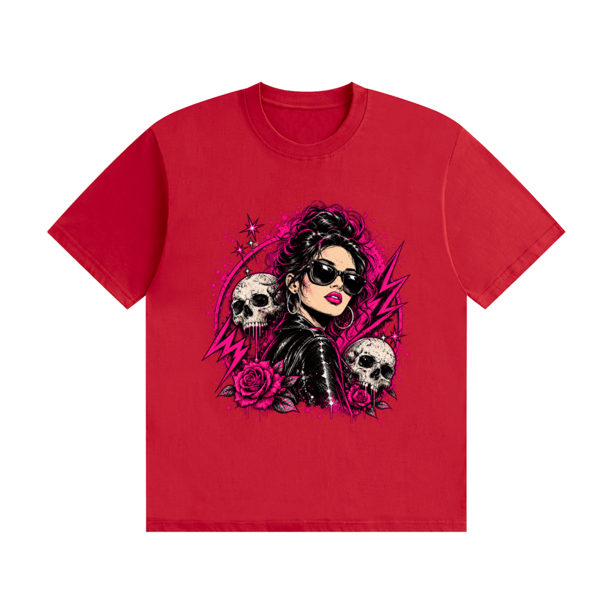 Bad Decisions Baddie Skull Unisex Seamless Cotton T-Shirt - Shirt Habit