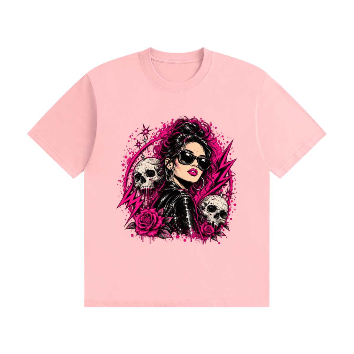 Bad Decisions Baddie Skull Unisex Seamless Cotton T-Shirt - Shirt Habit
