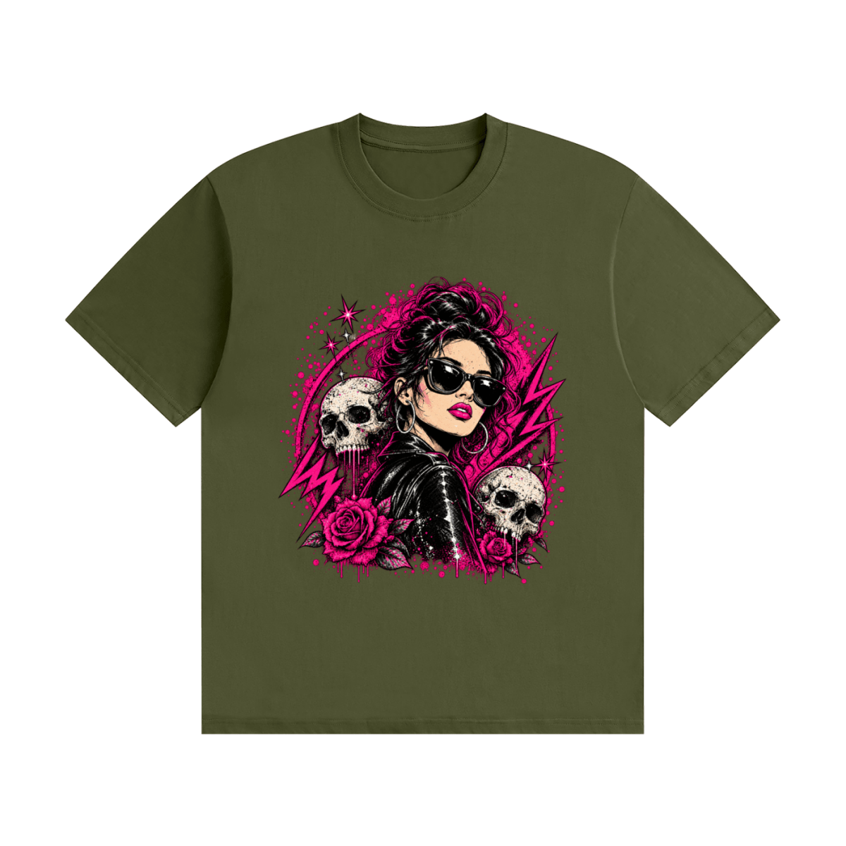 Bad Decisions Baddie Skull Unisex Seamless Cotton T-Shirt - Shirt Habit