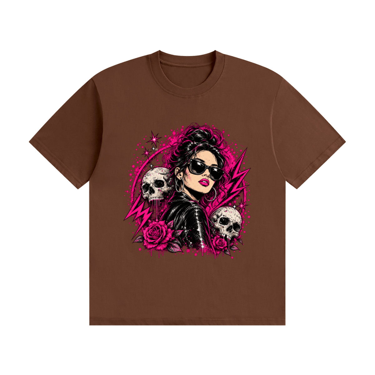 Bad Decisions Baddie Skull Unisex Seamless Cotton T-Shirt - Shirt Habit