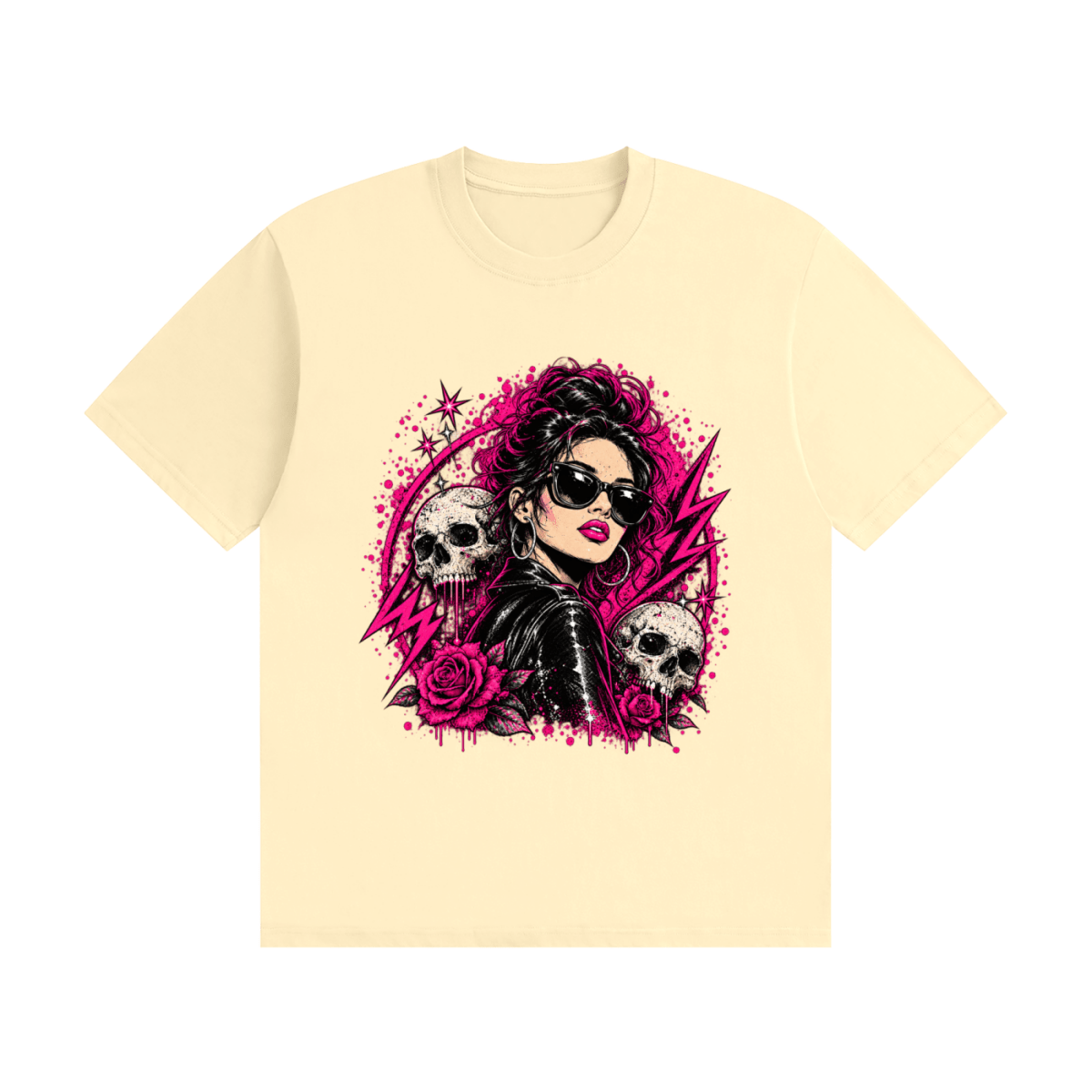 Bad Decisions Baddie Skull Unisex Seamless Cotton T-Shirt - Shirt Habit