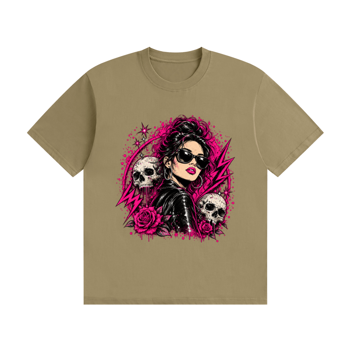 Bad Decisions Baddie Skull Unisex Seamless Cotton T-Shirt - Shirt Habit