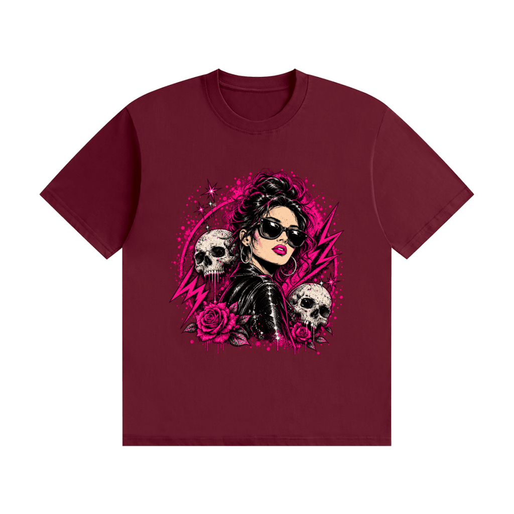 Bad Decisions Baddie Skull Unisex Seamless Cotton T-Shirt - Shirt Habit