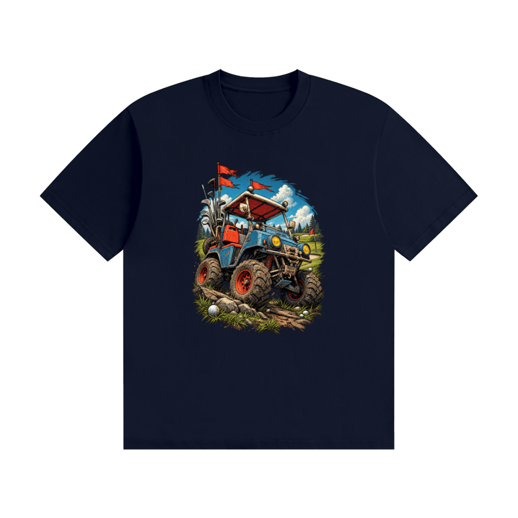 Battle-Hardened Golf Cart Unisex Seamless Cotton T-Shirt - Shirt Habit