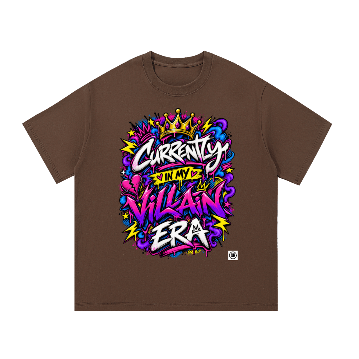Currently in My Villain Era Essential Cotton T-Shirt - Shirt Habit
