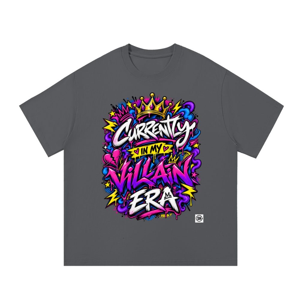 Currently in My Villain Era Essential Cotton T-Shirt - Shirt Habit