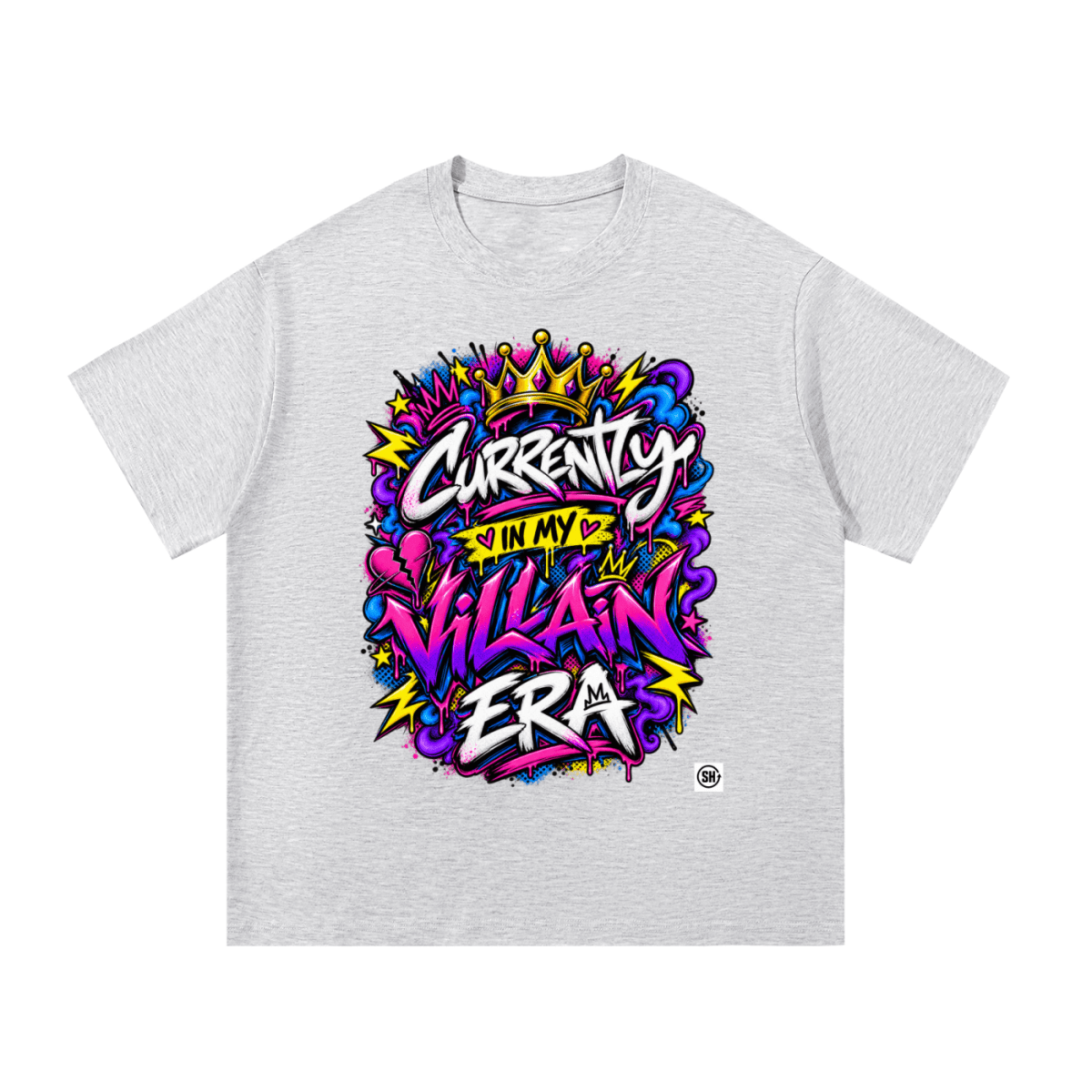 Currently in My Villain Era Essential Cotton T-Shirt - Shirt Habit