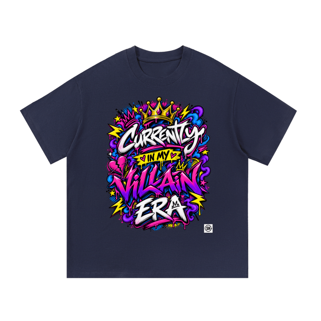 Currently in My Villain Era Essential Cotton T-Shirt - Shirt Habit