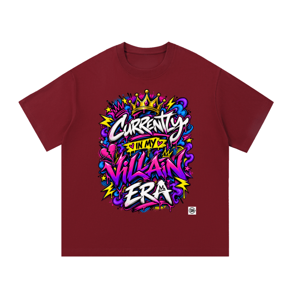 Currently in My Villain Era Essential Cotton T-Shirt - Shirt Habit