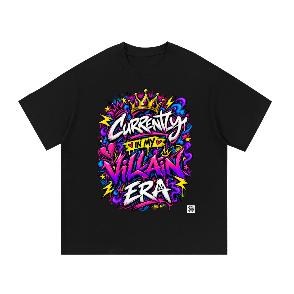 Currently in My Villain Era Essential Cotton T-Shirt - Shirt Habit