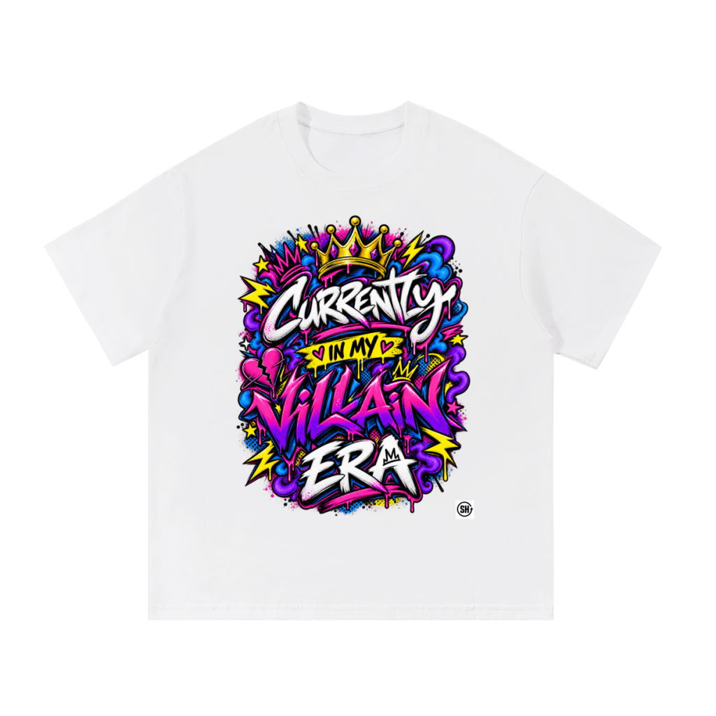 Currently in My Villain Era Essential Cotton T-Shirt - Shirt Habit