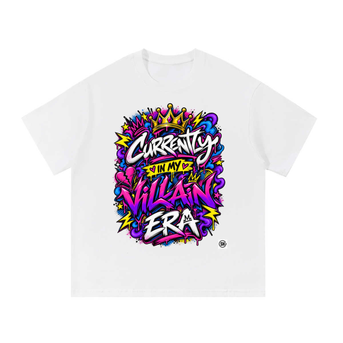 Currently in My Villain Era Essential Cotton T-Shirt - Shirt Habit