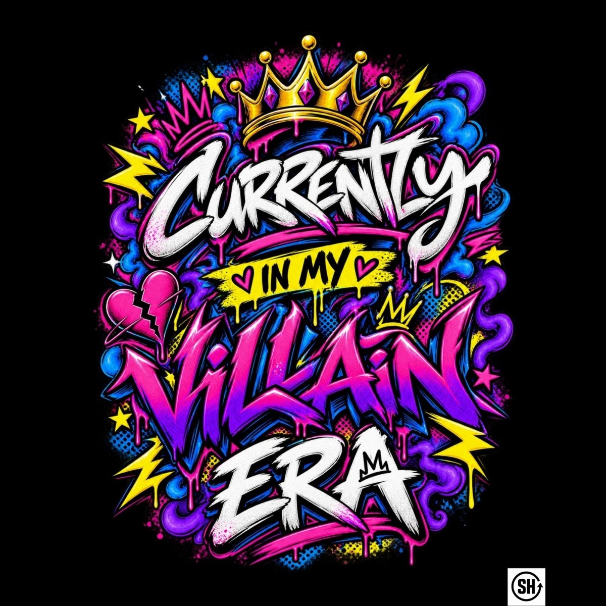 Currently in My Villain Era Essential Cotton T-Shirt - Shirt Habit
