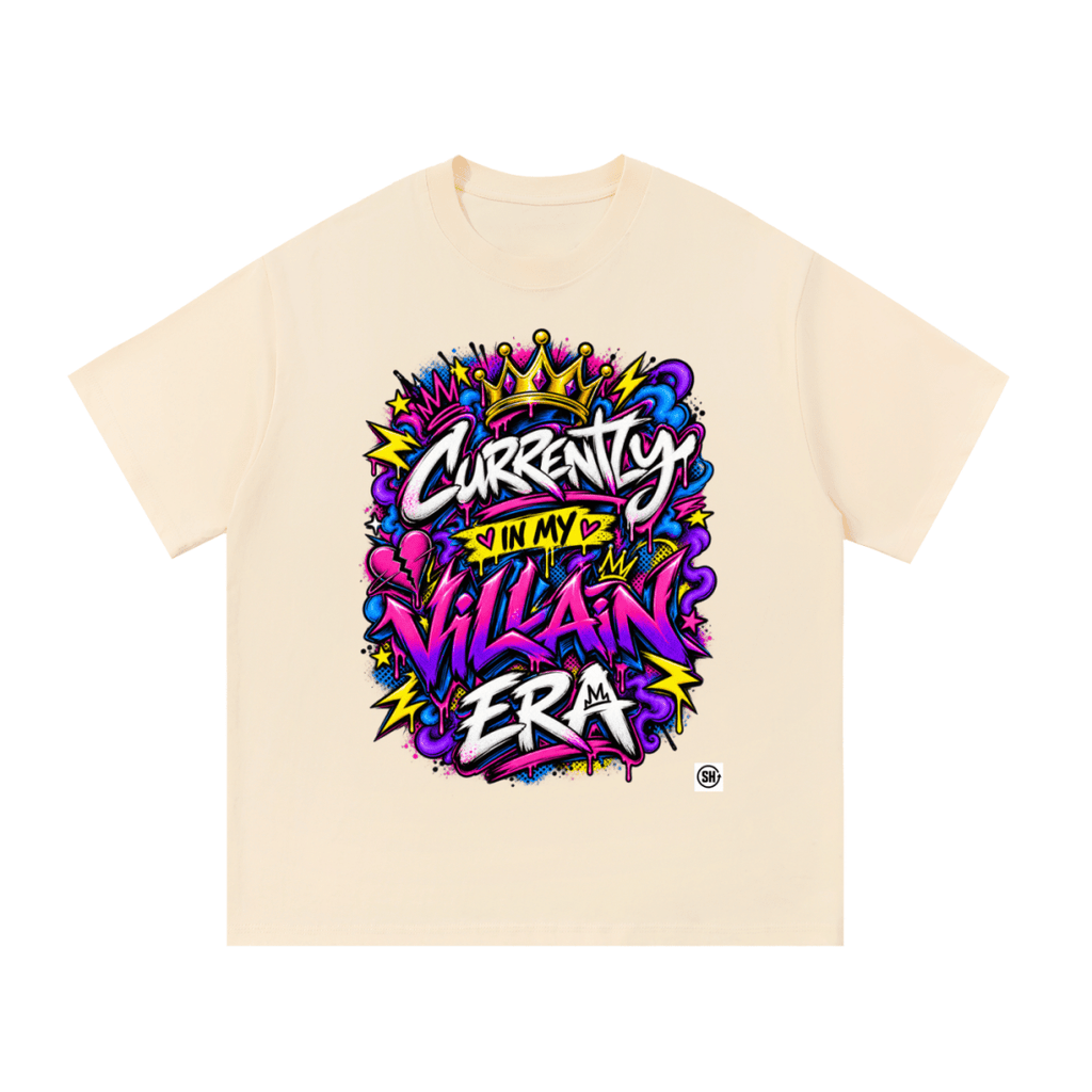 Currently in My Villain Era Essential Cotton T-Shirt - Shirt Habit