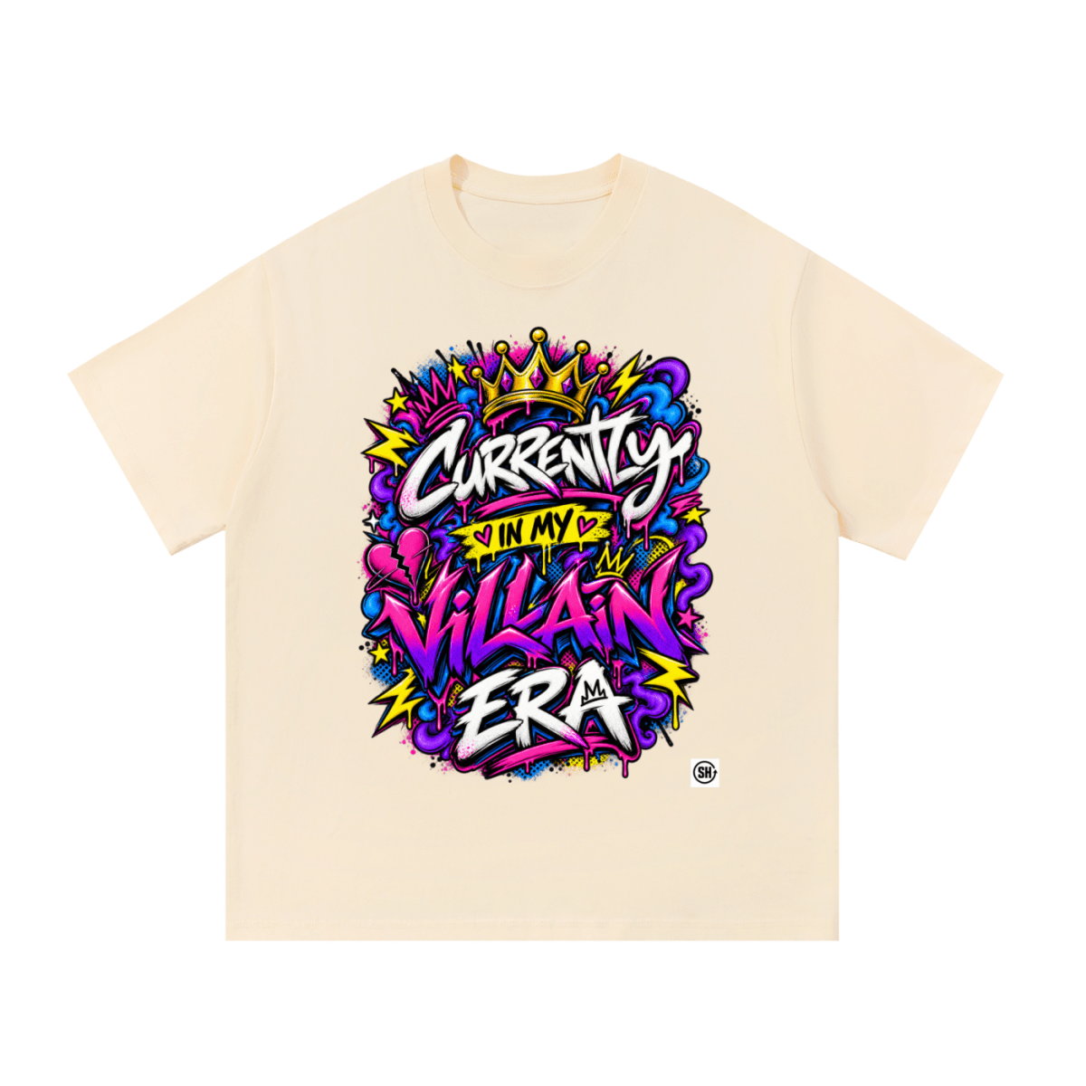 Currently in My Villain Era Essential Cotton T-Shirt - Shirt Habit