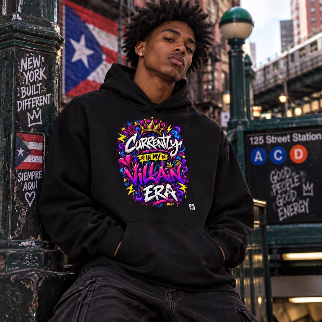 Currently in My Villain Era Essential Heavyweight Hoodie - Shirt Habit