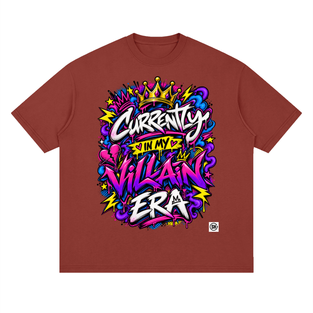 Currently in My Villain Era Streetwear T-Shirt - Shirt Habit