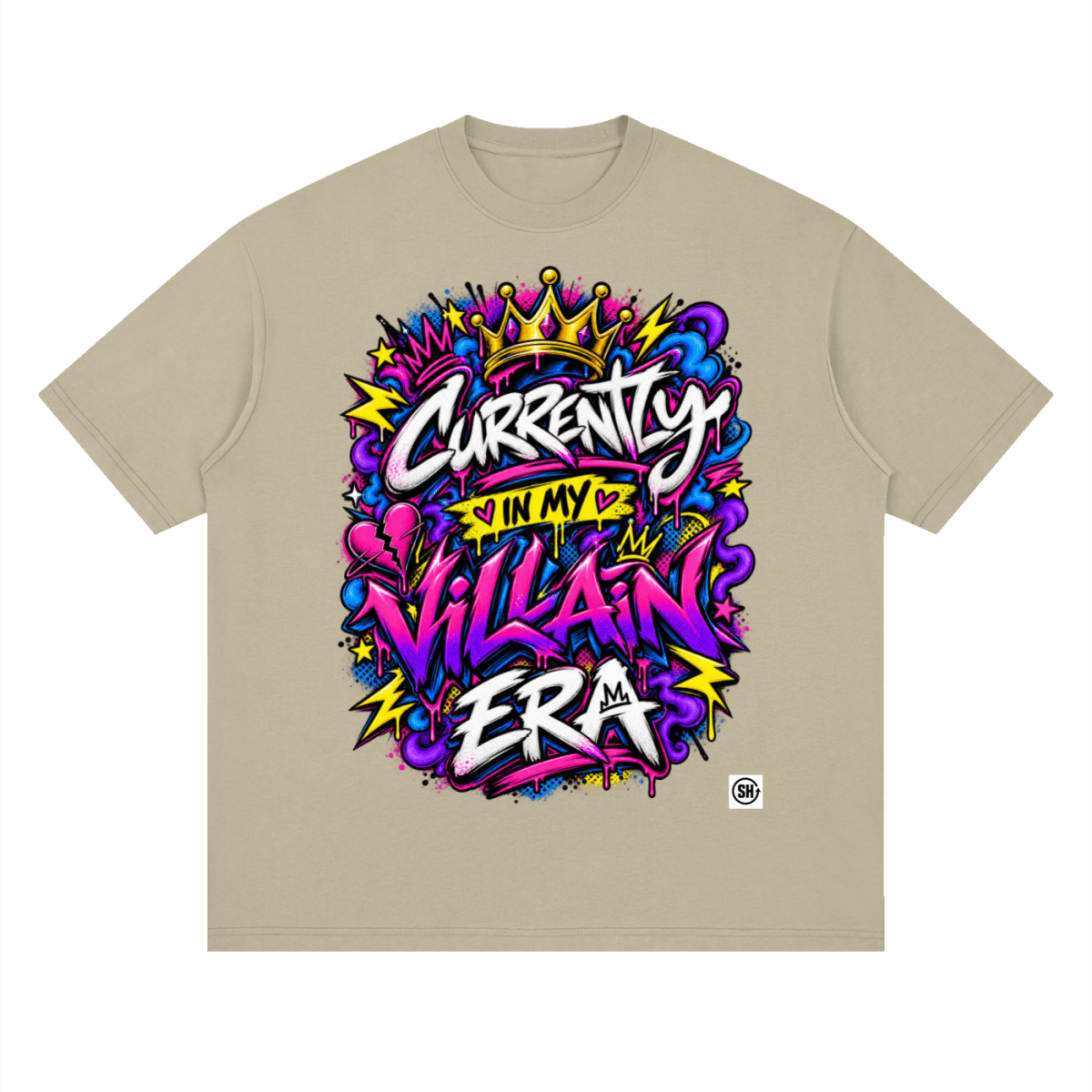 Currently in My Villain Era Streetwear T-Shirt - Shirt Habit