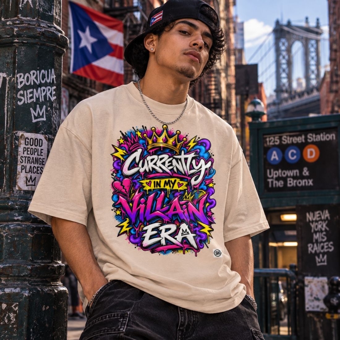 Currently in My Villain Era Streetwear T-Shirt - Shirt Habit