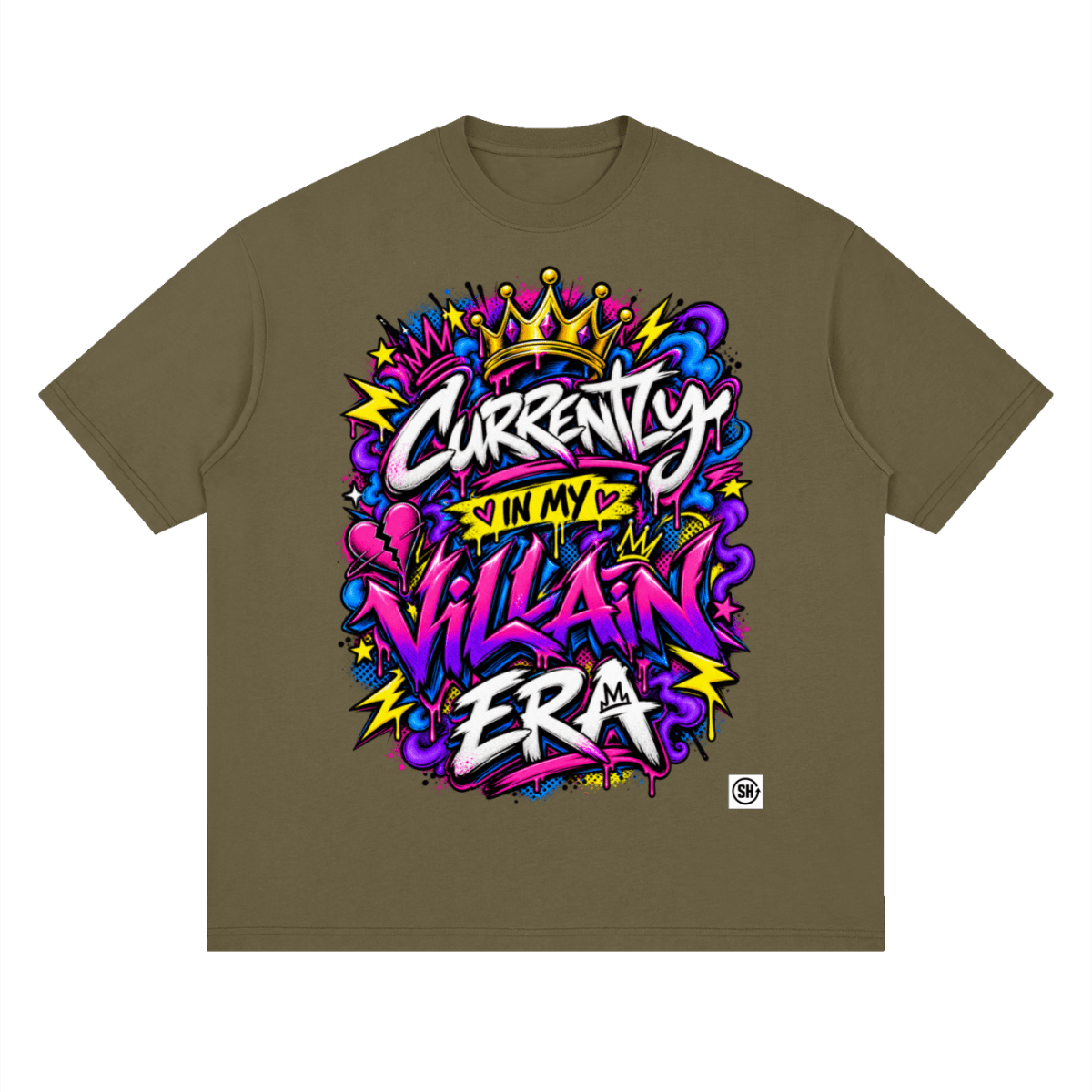 Currently in My Villain Era Streetwear T-Shirt - Shirt Habit