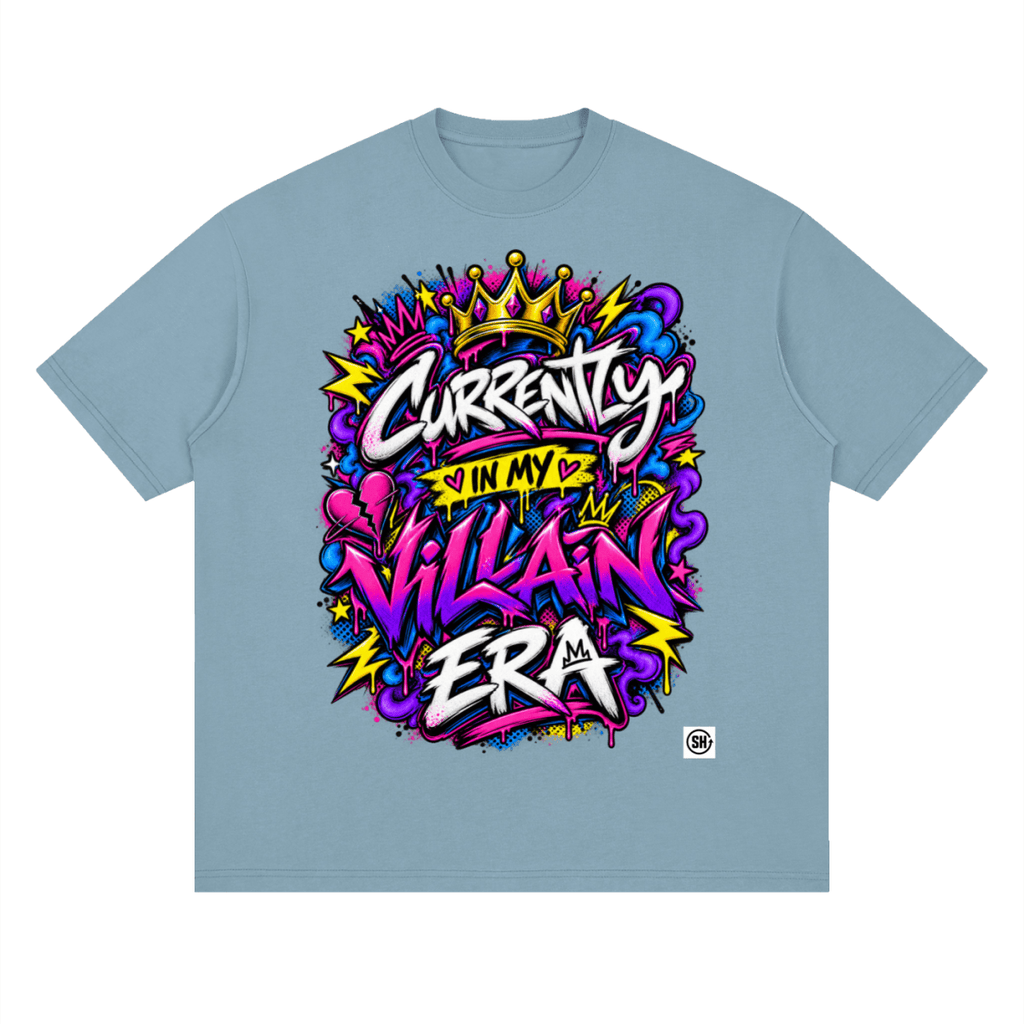 Currently in My Villain Era Streetwear T-Shirt - Shirt Habit