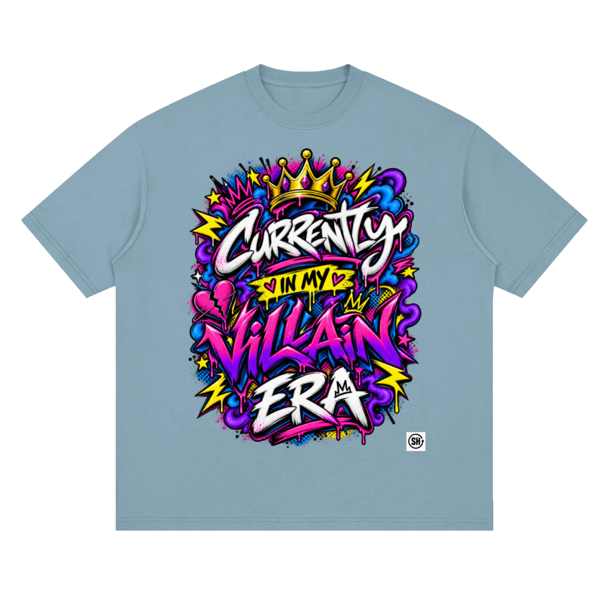 Currently in My Villain Era Streetwear T-Shirt - Shirt Habit